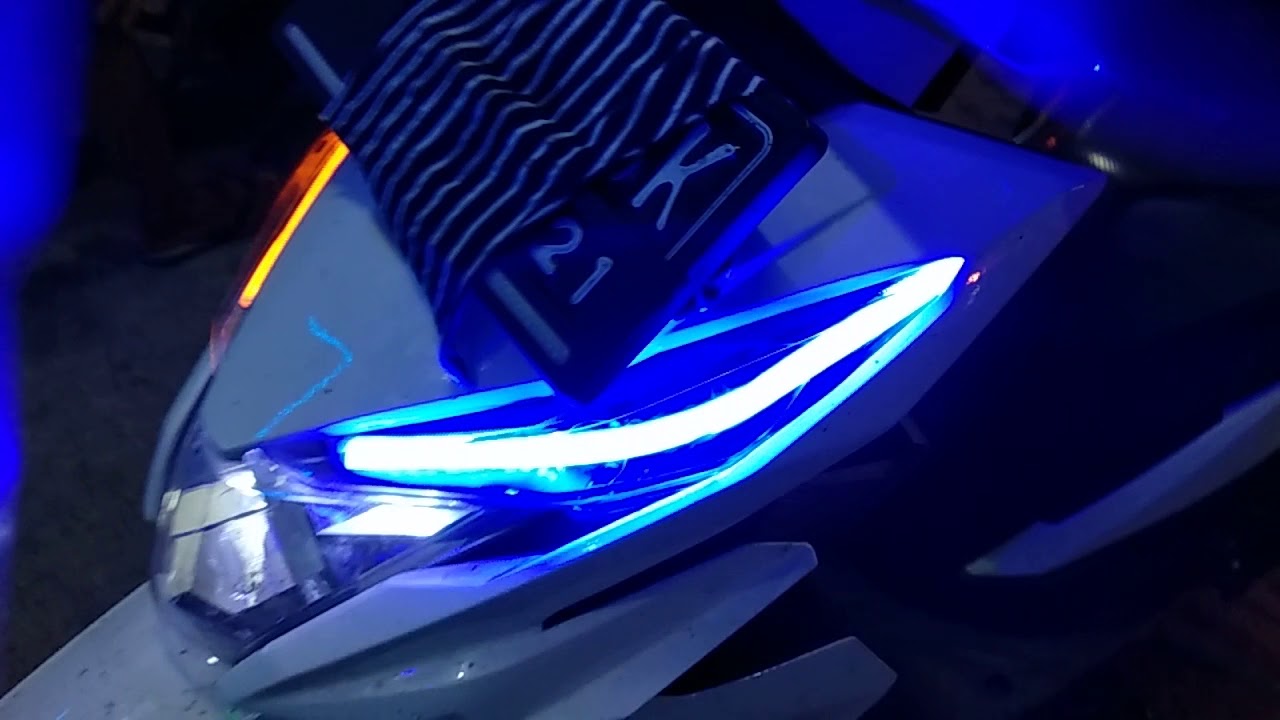 Tips modifikasi lampu depan Beat Pop