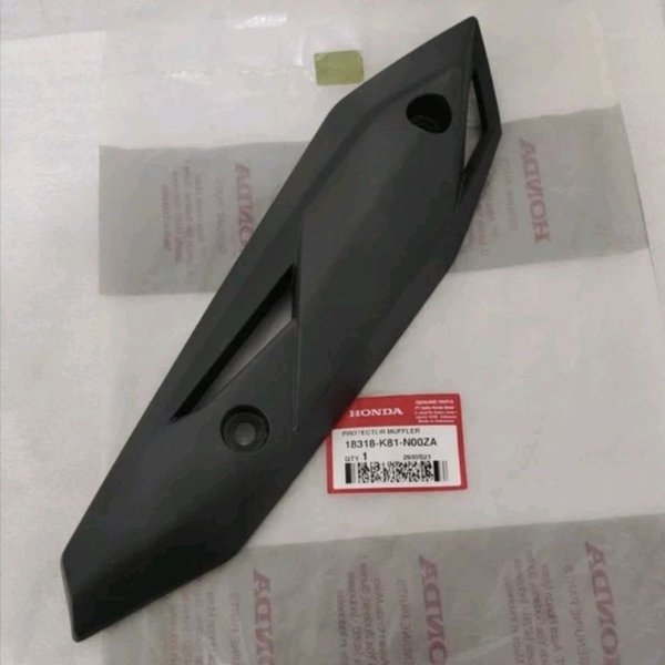 Tips pasang pelindung knalpot motor Beat Street